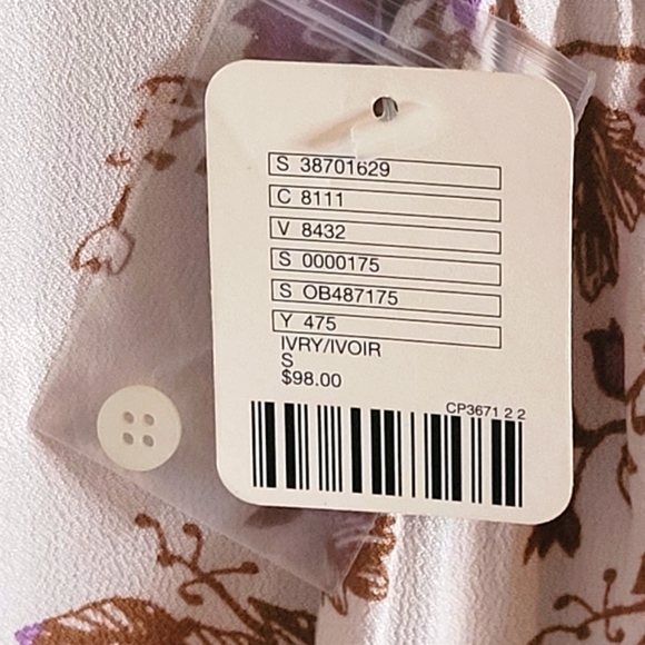 Free People Easy Girl Bell Sleeve Floral Top NEW Western Floral Tunic Oversized - Picture 6 of 17